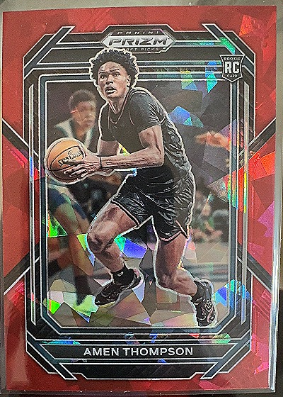 2023 Panini Prizm Draft Picks Amen Thompson — front