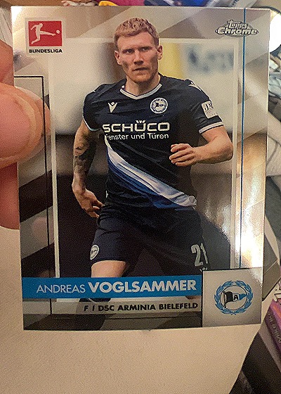 Andreas Voglsammer 2020-21 Topps Chrome Bundesliga — front