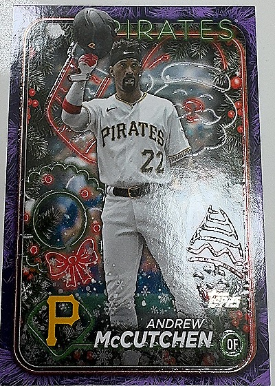2024 Topps Holiday #H176 Andrew McCutchen — front