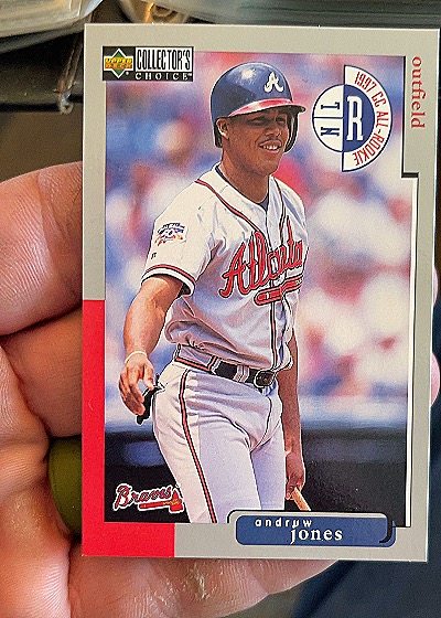 1997 Upper Deck Collector's Choice Andruw Jones — front