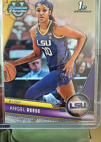 Angel Reese 1st Bowman Chrome — front