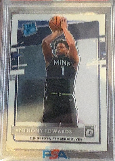 2020-21 Panini Donruss Optic Rated Rookie #151 Anthony Edwards — front