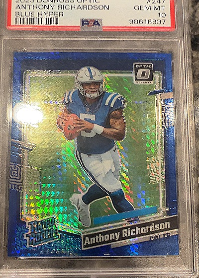 2023 Donruss Optic #247 Anthony Richardson — front