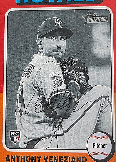 Anthony Veneziano 2024 Topps Heritage RC — front
