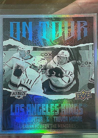 2024-25 Upper Deck On Tour Anze Kopitar & Trevor Moore — front