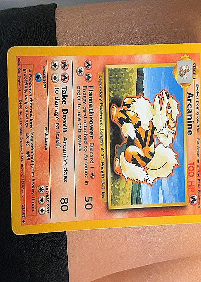 Arcanine - Base Set — front