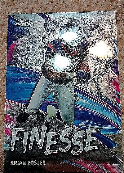 2024 Topps Chrome Finesse Arian Foster — front