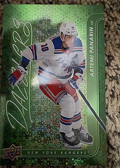 Artemi Panarin Dazzlers Green — front