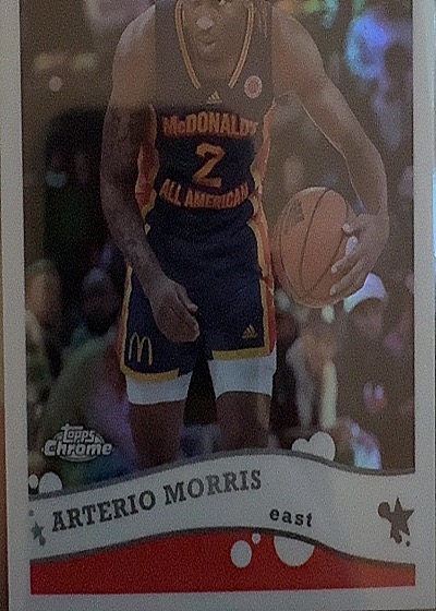 Arterio Morris 2022 Topps Chrome McDonald's All American — front
