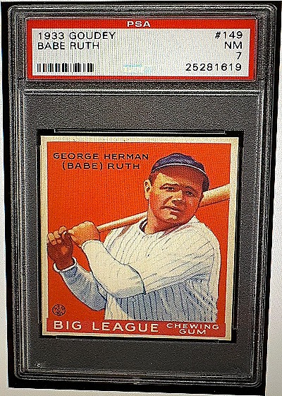 1933 Goudey Babe Ruth #149 — front