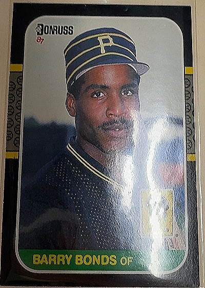 1987 Donruss #361 Barry Bonds RC — front
