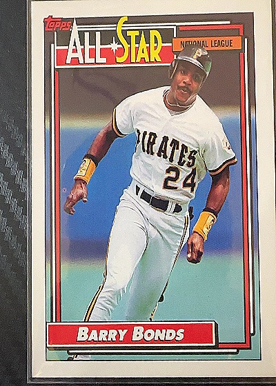 1992 Topps All-Star Barry Bonds — front