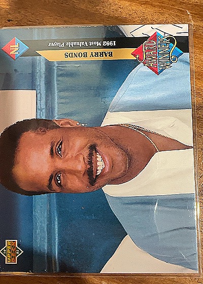 1993 Upper Deck #486 Barry Bonds — front