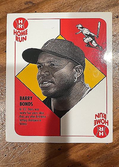 Barry Bonds 2002 Topps Home Run — front