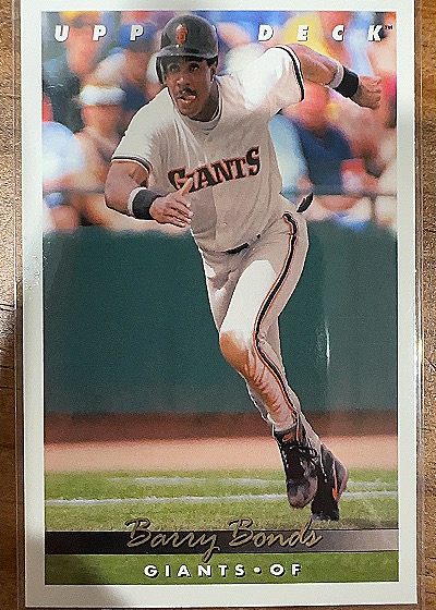 1993 Upper Deck #567 Barry Bonds — front