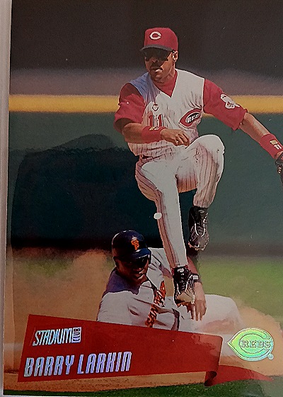 2000 Stadium Club #30 Barry Larkin — front