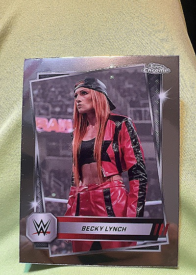2025 Topps Chrome WWE #133 Becky Lynch — front