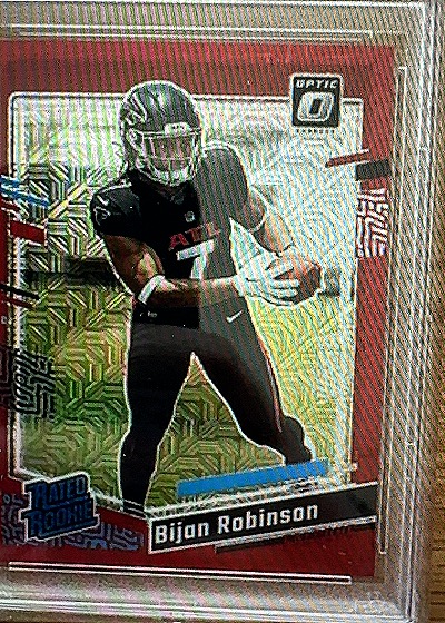 Bijan Robinson Rated Rookie — front