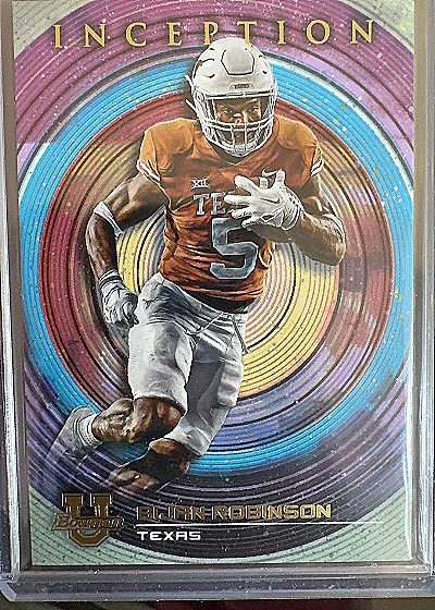 2022-23 Bowman University Inception Bijan Robinson — front