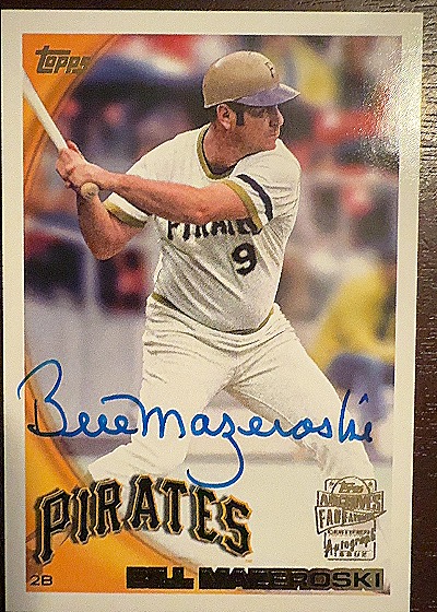 Bill Mazeroski Topps Archives Fan Favorites Autograph — front