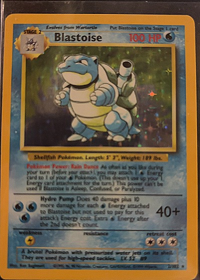 Blastoise Holo Base Set — front