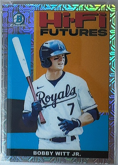 2022 Bowman Chrome Hi-Fi Futures Bobby Witt Jr. — front