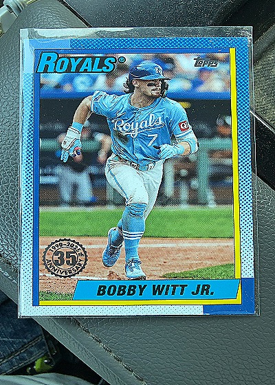 Bobby Witt Jr. 1990 Topps 35th Anniversary — front