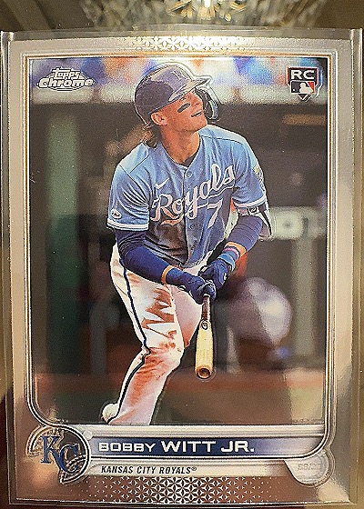 Bobby Witt Jr. 2022 Topps Chrome Update Series RC — front