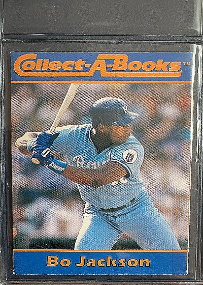 1990 Collect-A-Books #1 Bo Jackson - Kansas City Royals — front
