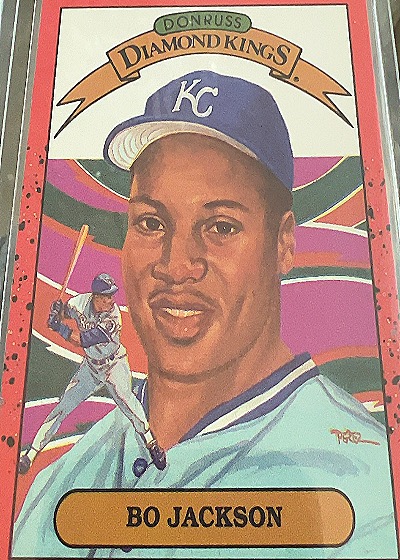1989 Donruss Diamond Kings #1 Bo Jackson — front