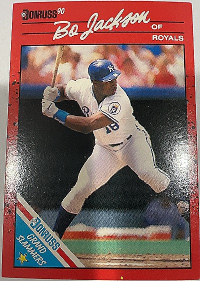 Bo Jackson 1990 Donruss Grand Slammers — front