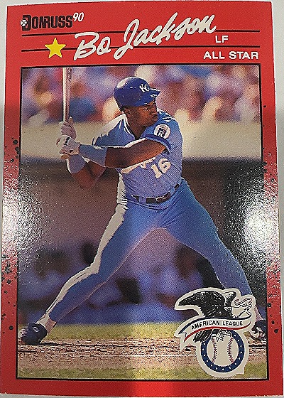 Bo Jackson 1990 Donruss All Star — front