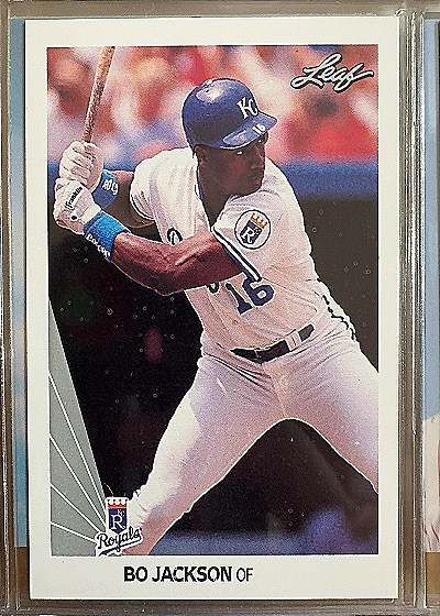 1990 Leaf Bo Jackson #125 — front