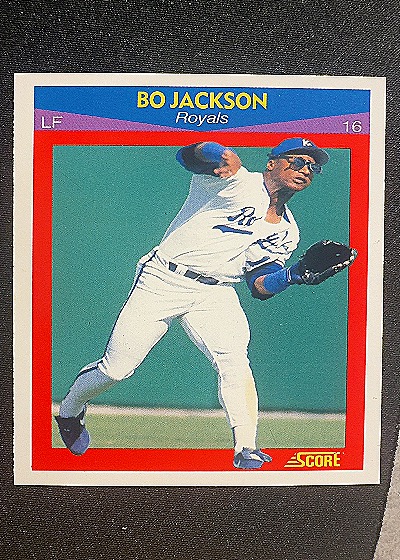 Bo Jackson 1990 Score — front