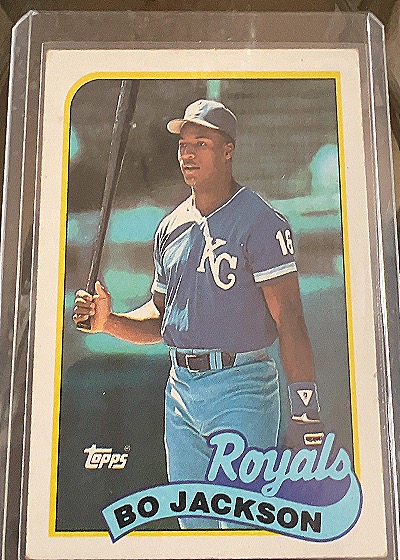 1989 Topps #540 Bo Jackson — front