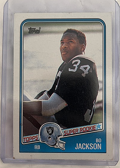 1988 Topps Bo Jackson Super Rookie — front