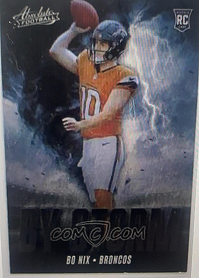 2024 Panini Absolute By Storm Bo Nix RC — front