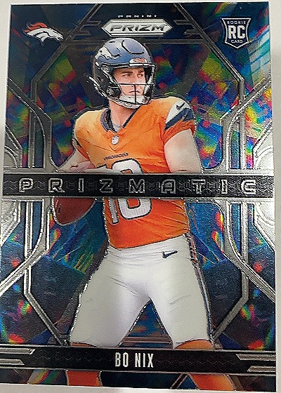 2024 Panini Prizm Prizmatic Bo Nix — front