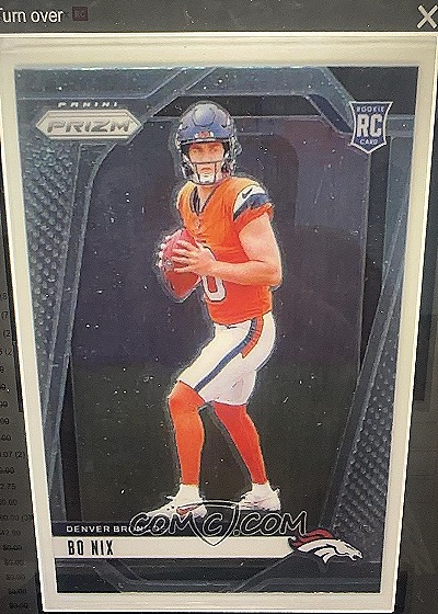 2024 Panini Prizm Bo Nix Rookie Card — front