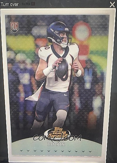 2023 Topps Bo Nix RC — front