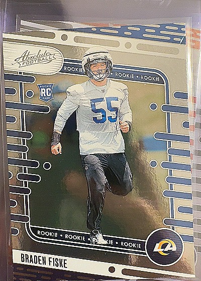 2024 Panini Absolute #139 Braden Fiske RC — front