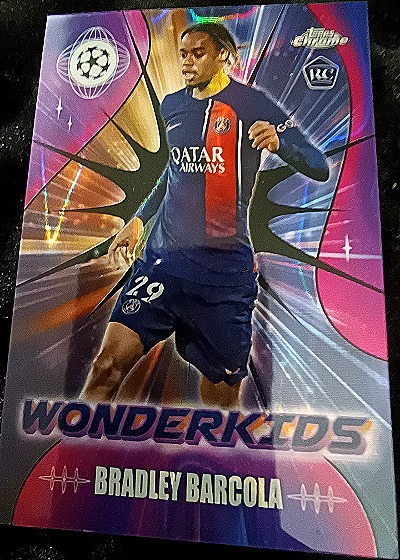Bradley Barcola Wonderkids — front