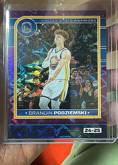 2024-25 Panini NBA Hoops Brandin Podziemski — front
