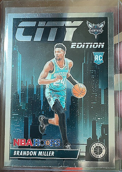 2023-24 NBA Hoops Premium Stock City Edition Brandon Miller — front