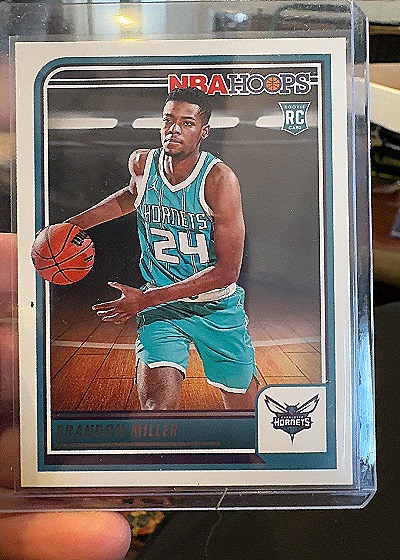 Brandon Miller 2023-24 Panini Hoops Rookie RC — front
