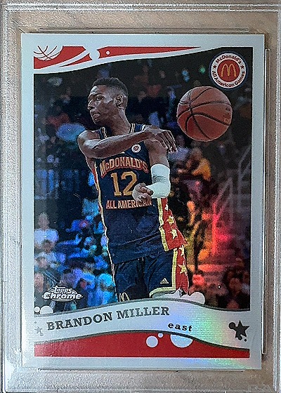 Brandon Miller 2022 Topps Chrome McDonald's All American — front