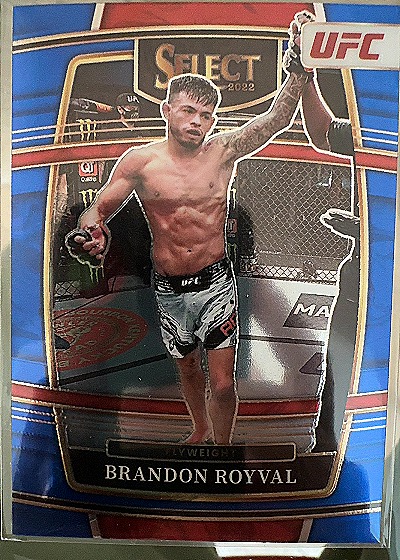 Brandon Royval 2022 Panini Select UFC Blue — front