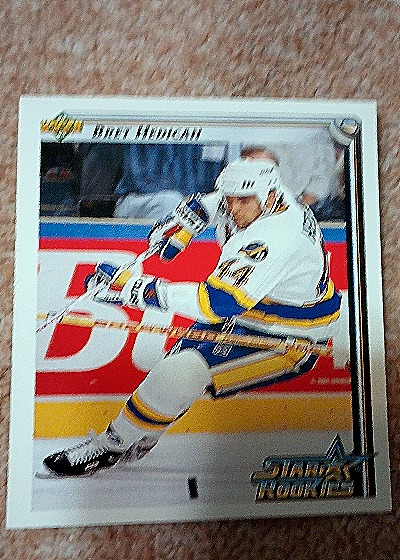 1992-93 Upper Deck Bret Hedican St. Louis Blues #414 — front