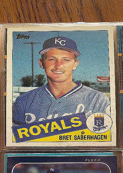 1985 Topps Bret Saberhagen — front