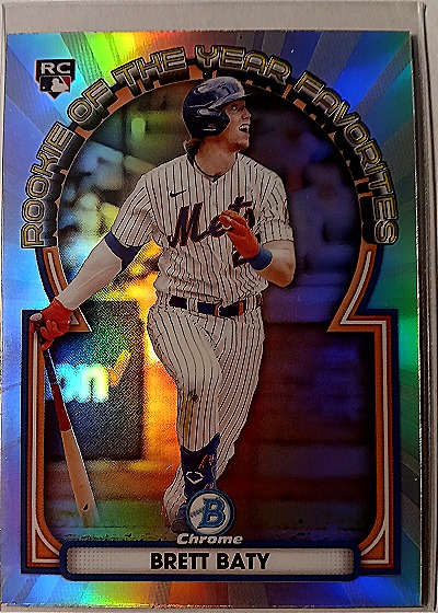 Brett Baty Rookie of the Year Favorites — front